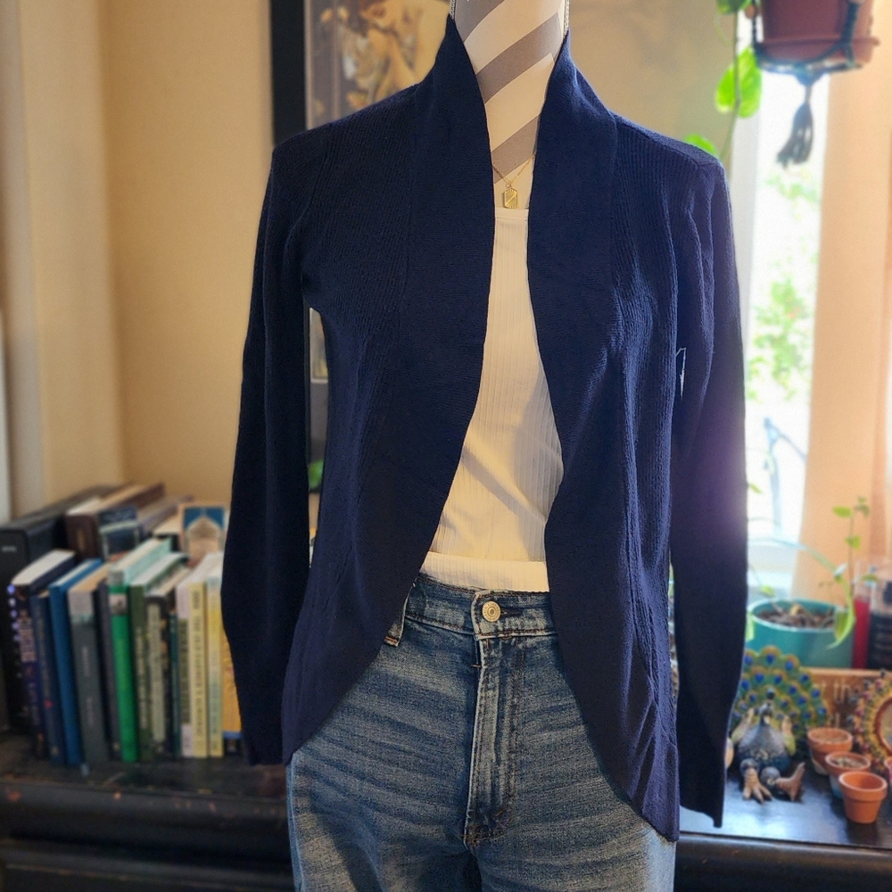 💙 Navy blue cardigan A New Day Sz M